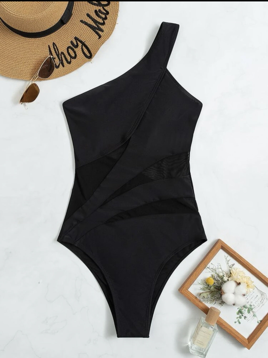 Sexy Solid Color One-piece Swimsuit Bikini